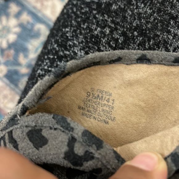 G.I.L.I Cheetah Print Leather High Heel Booties 9.5 (US) black & grey - Picture 8 of 8